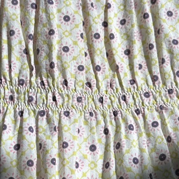 United Colors Of Benetton Girls' Patterned Top - Cream and Purple - Picture 9 of 9